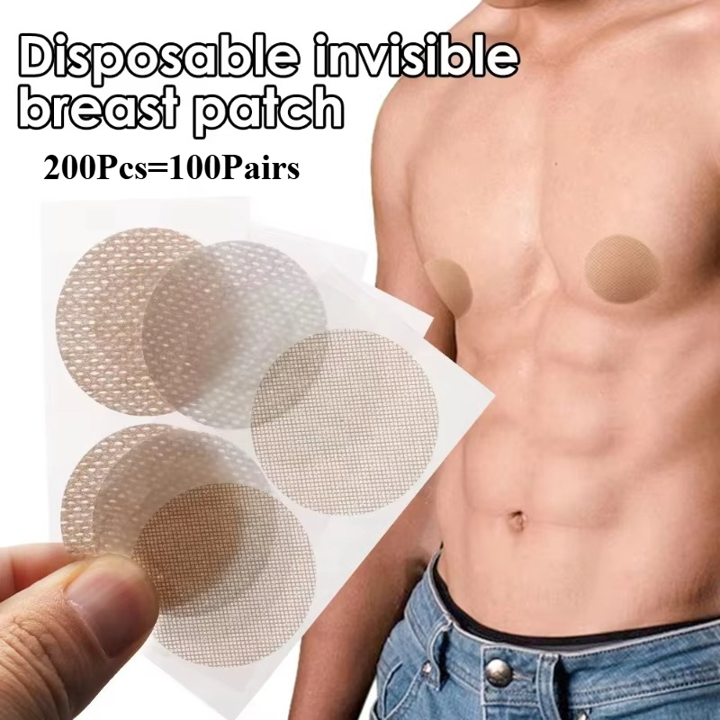 200pcs Invisible Men Nipple Co - огляд і ціна Nipple Cover Pasties