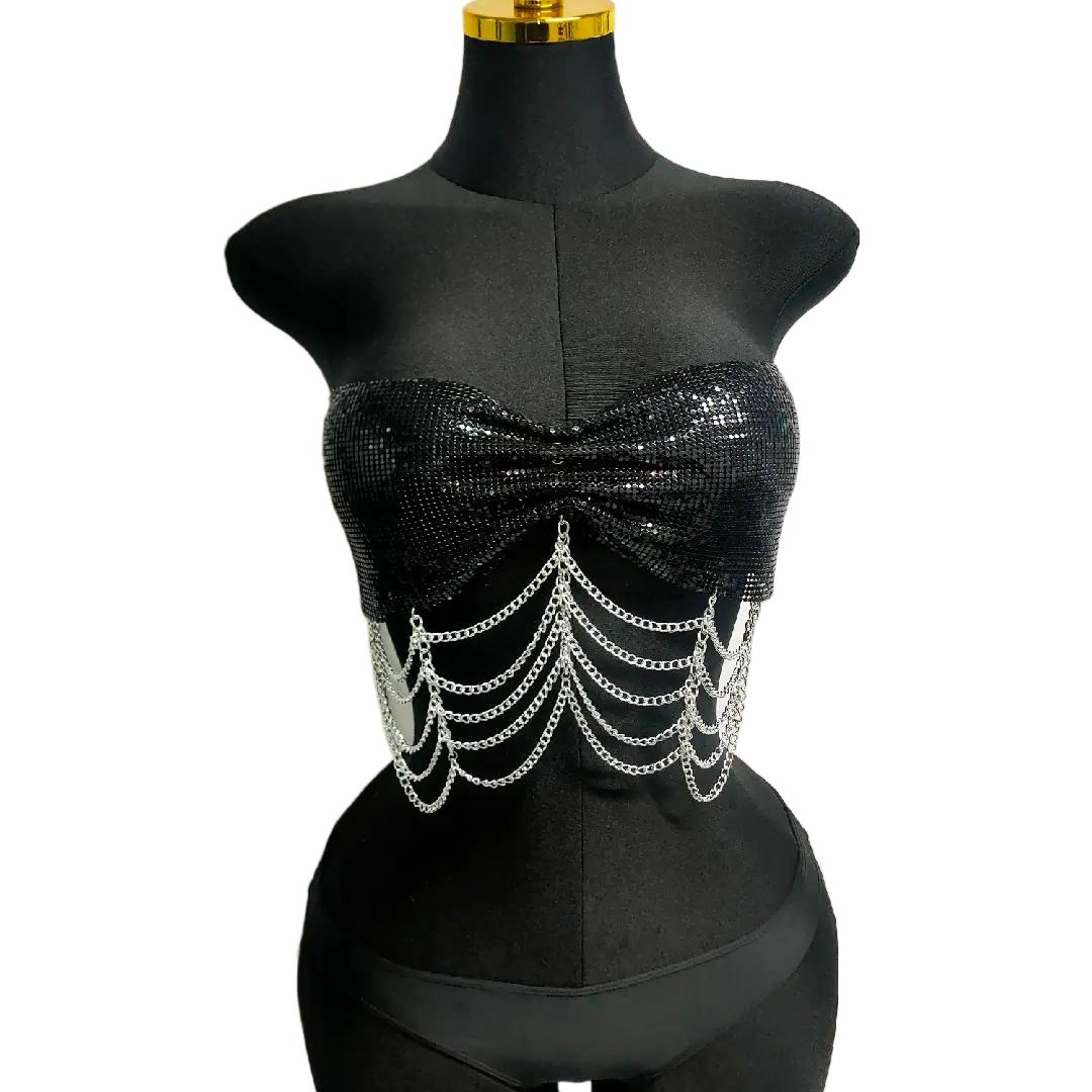 AKYZO Hot Selling Rhinestone S - огляд і ціна Strapless Bra Backless