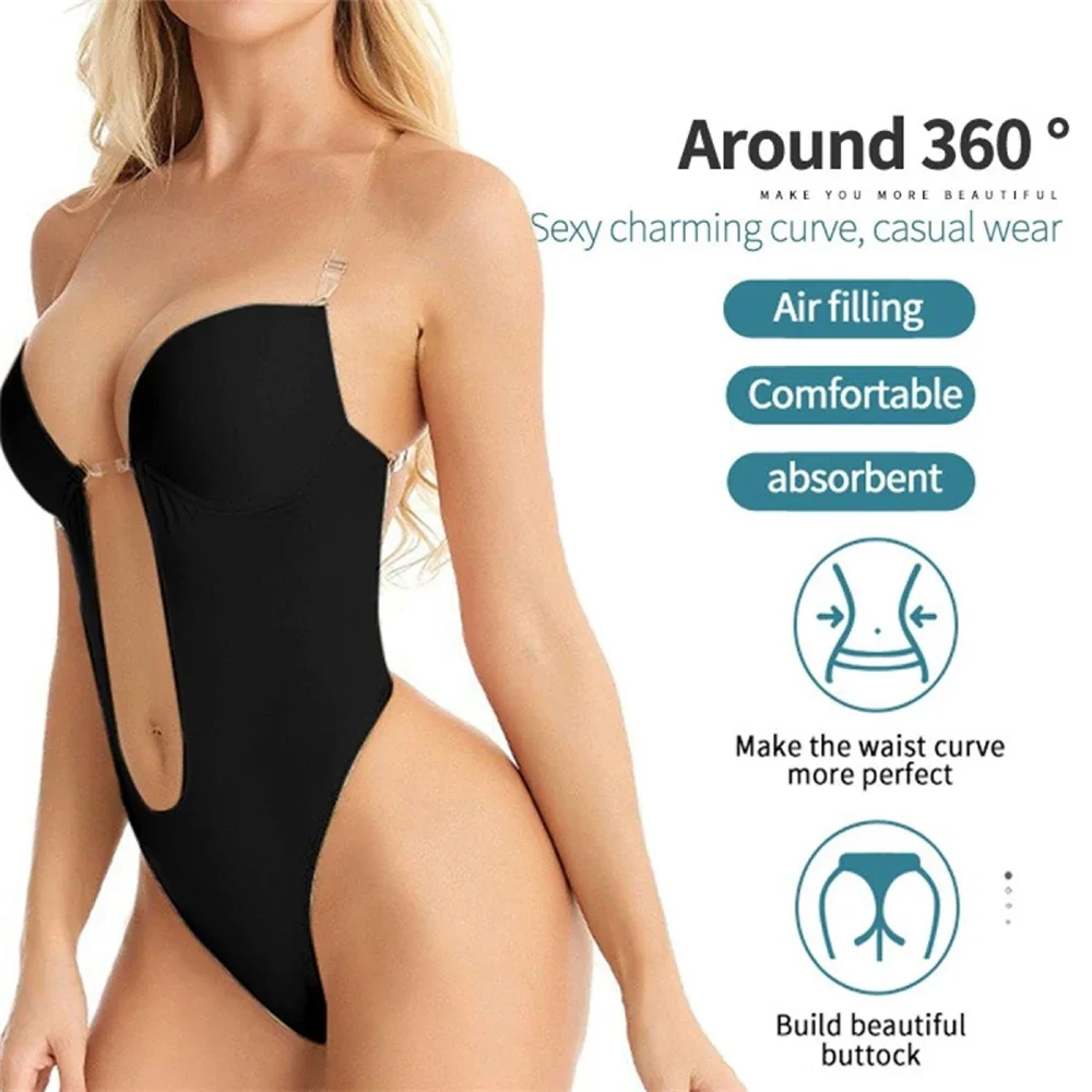 1Pcs Women Strapless Bodysuit  - огляд і ціна Shapewear Bodysuit Firm