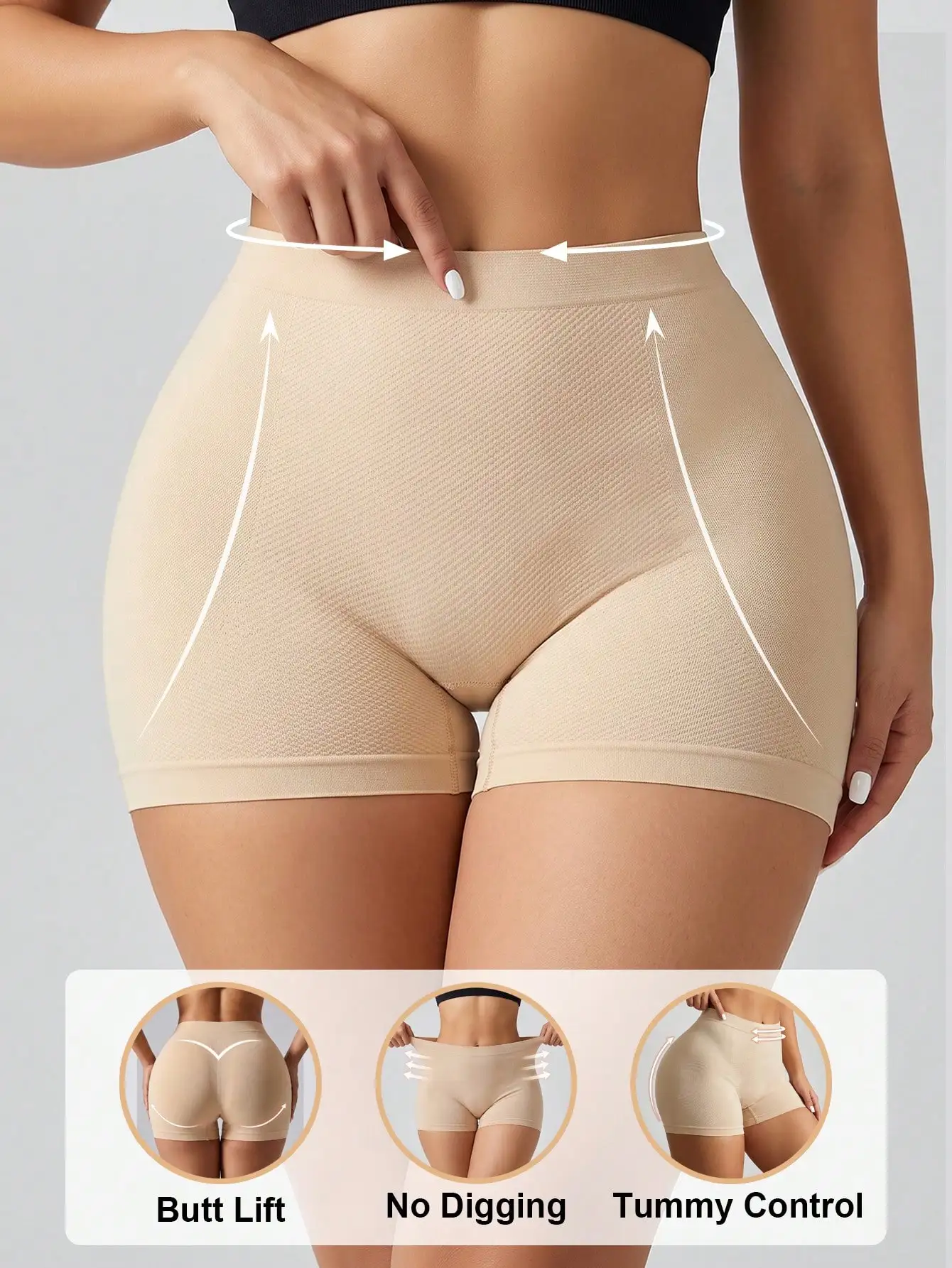 Women's Seamless Body Shaper P - огляд і ціна Boyshort Underwear